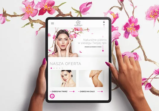 Constance Beauty Clinic Aplikacja internetowa